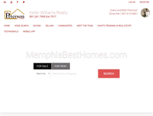 Tablet Screenshot of memphisbesthomes.com